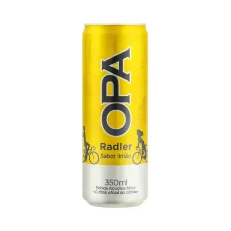 Bebida mista alcoólica opa radler limao 350ml