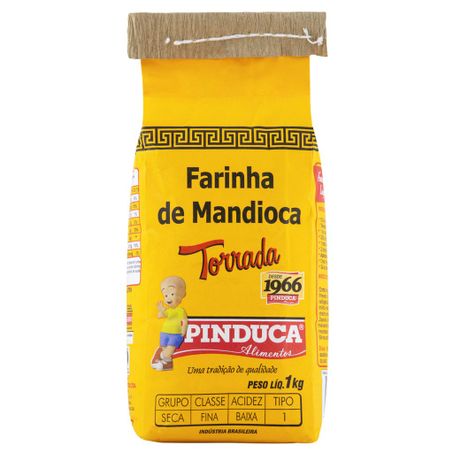 FARINHA PINDUCA MANDIOCA TORRADA 1KG