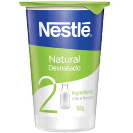 Iogurte nestle integral desnatado 160g