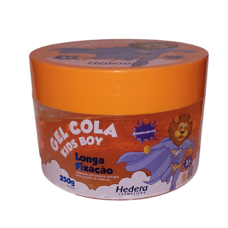 Gel fixador hedera kids boy hipoal 150g