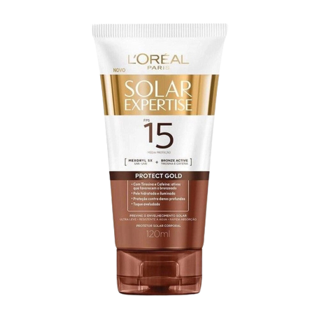 PROTETOR SOLAR CORPORAL L'ORÉAL EXPERTISE PROTECT GOLD FPS 15