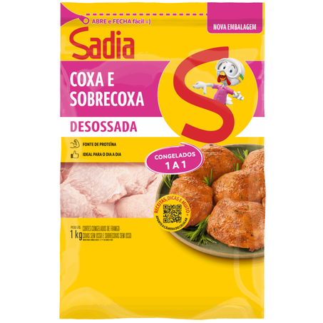 Coxa e sobrecoxa sem osso sadia iqf 1kg