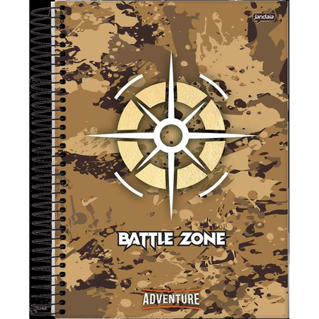 Caderno Espiral Adventure 10 Matérias 160 Folhas