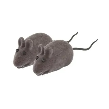 Brinquedo Gato Ringo Ratinhos Apito 2pc