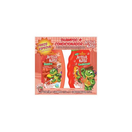Sh Nazca 250ml + Cond Acqua Kids Lisos e Finos