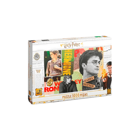 Brinquedo Grow Puzzle Harry Potter 1000 Peças