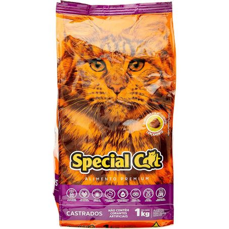 Ração Special Cat Carne Pacote 1kg 
 