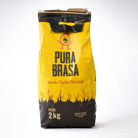 Carvão Vegetal Pura Brasa 2Kg