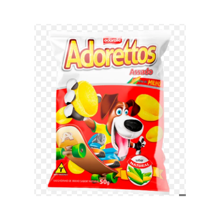 Salgadinho adorettos 50g milho natural