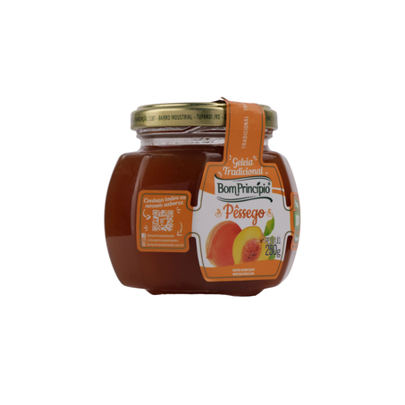 GELEIA TRADICIONAL DE PESSEGO 250G BOM PRINCIPIO 360-54