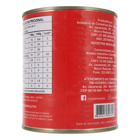 Pessego citral inteiro 400g 360-18