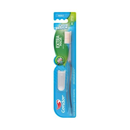 Escova Dental Condor Bass Extra Macia Embalagem Ref 32623 1UN