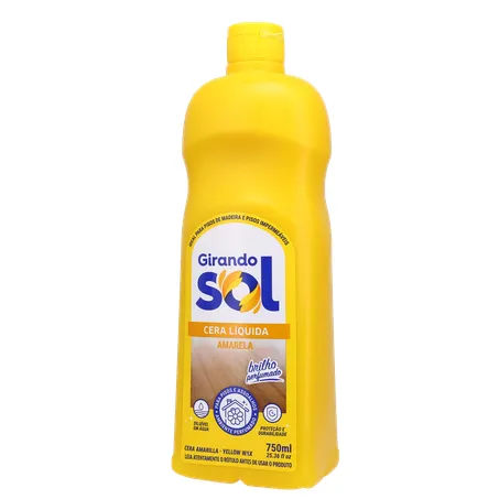 Cera Liquida Girando Sol Perfumada Amarela 750ml 360-2