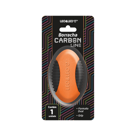 BORRACHA LEONORA OVAL C/GRIP CARBON LINE
