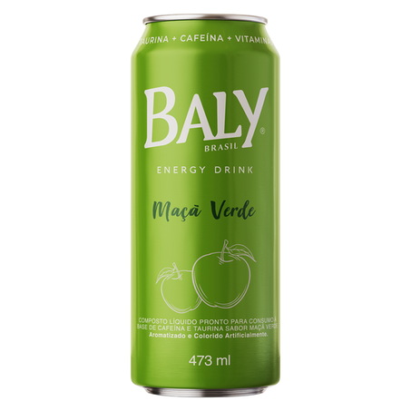 Energético Baly Maçã Verde 473ml
