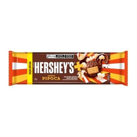 Wafer choc. mais pipoca hersheys 102g