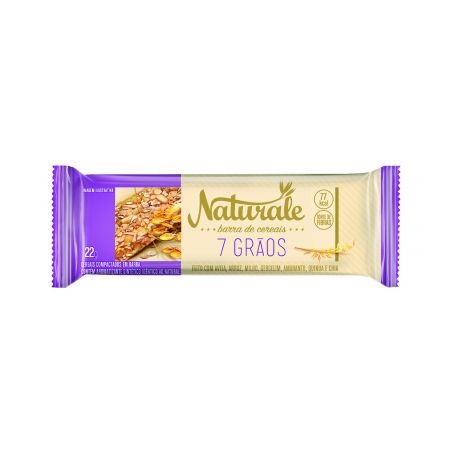 Naturale-barra cereal 22g 7 graos