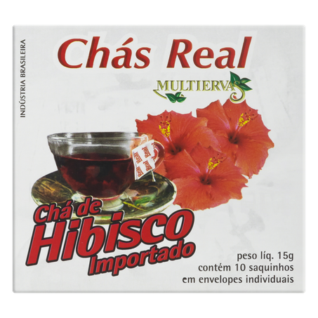 Chá real hibisco c/10 15g