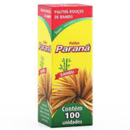 Palito dental parana pcc/25x100un bambu