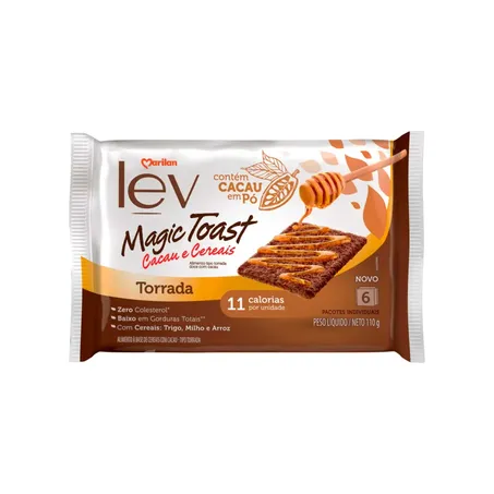 BISCOITO CACAU E CEREAIS LEV MARILAN 110 G        