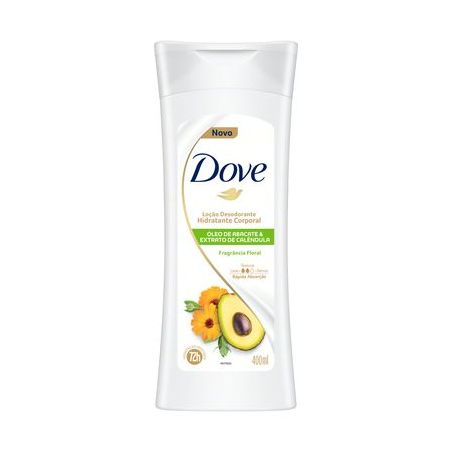 Loção Desodorante Hidratante Corporal ÓLeo de Abacate & Calêndula Dove Frasco 400ML