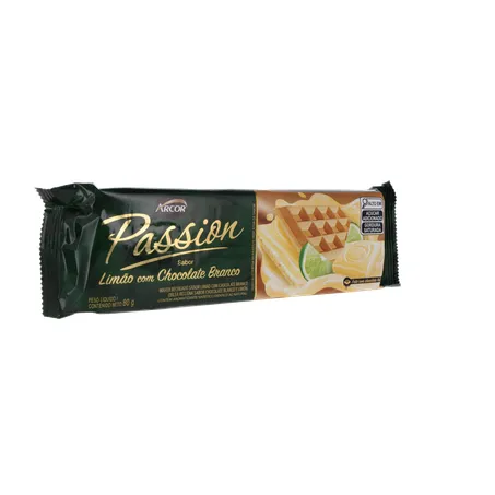 Biscoito Wafer Passion Limão Chocolate Branco 80G 360-33