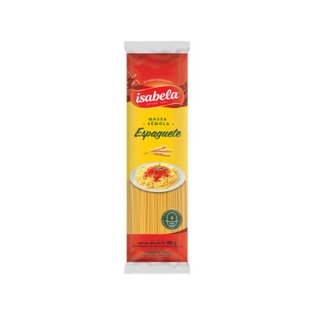Massa isabela espaguete 400g