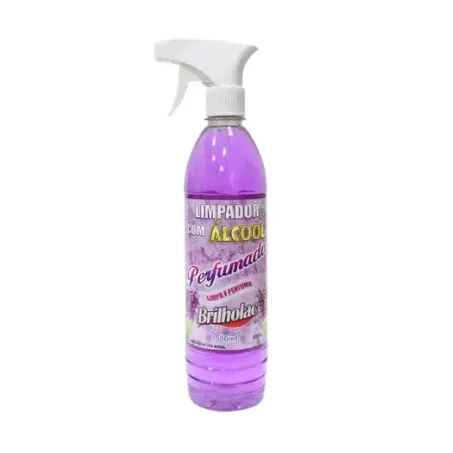 Limpador brilholac perfumado com alcool lavanda gatilho 500ml