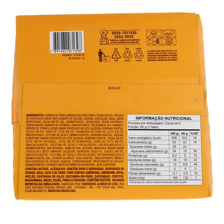 PANETTONE BAUDUCCO CHOCOTTONE TRUFA 500G 360-4