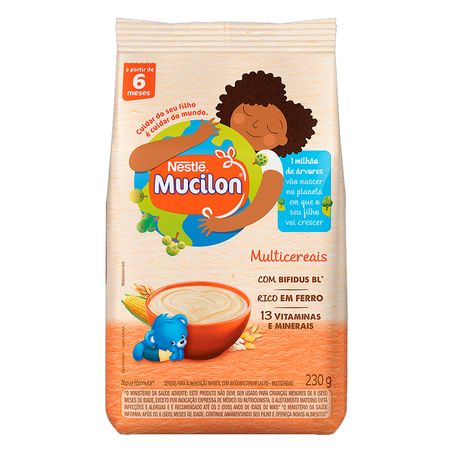 CEREAL INFANTIL MULTICEREAIS NESTLÉ MUCILON SACHÊ