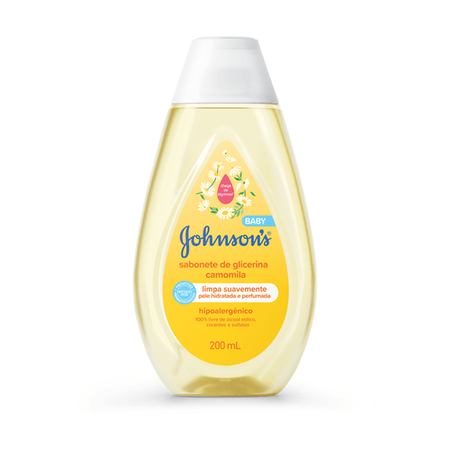 Sabonete liq johnsons infantil camomila 200ml