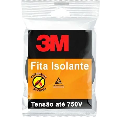 Fita isolante 3m scotch 750v 18mmx5m un