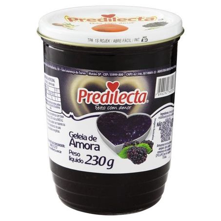 Geleia Predilecta Amora Vidro 230g