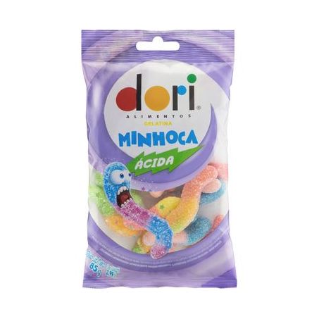 BALA DORI GELATINA MINHOCA ACIDA 85G