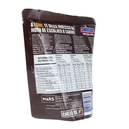 Chocolate Snickers Variedades Pacote 171g 
  360-14