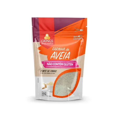 FARINHA DE AVEIA GRINGS 200G S/GLUTEN