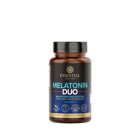 Melatonina Essential Duo Menta 120cp