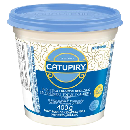 Requeijão Cremoso Catupiry Light 400G