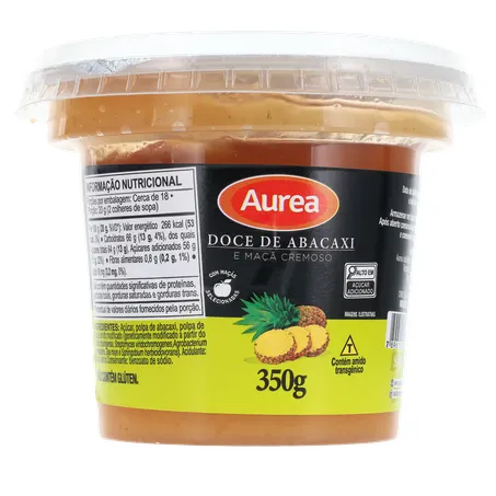 Doce fruta aurea abacaxi e maçã pote 350g 360-35