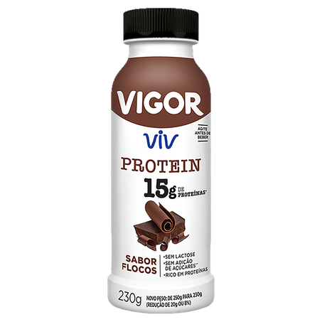 IOGURTE VIGOR VIV PROTEIN SEM LACTOSE FLOCOS PET 230G