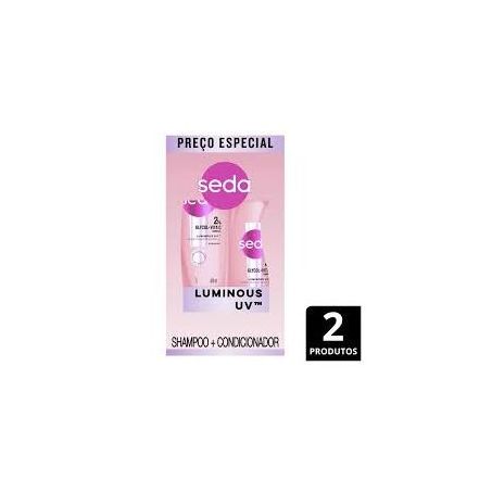 Kit shampoo + condicionador seda luminous