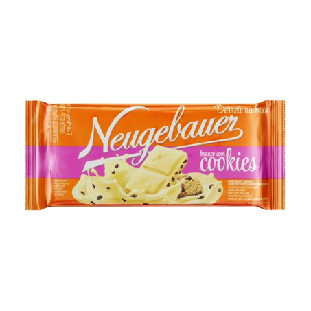 CHOCOLATE NEUGEBAUER 80G BRANCO C/COOKIES