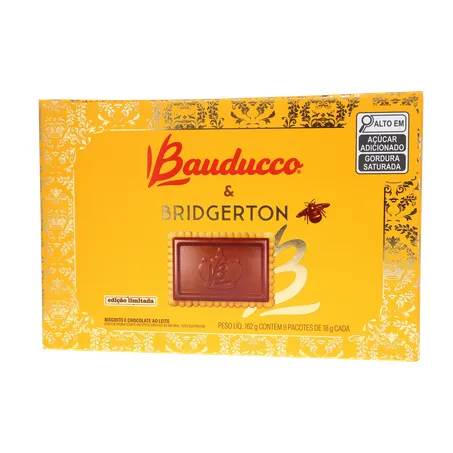 Biscoito Chocolate ao Leite Bridgerton Bauducco Ch 360-1