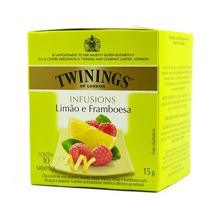 Cha twinings infus limao/framb 10sch 15g