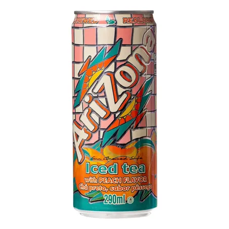 CHÁ PRETO SABOR PÊSSEGO 269ML - ARIZONA
