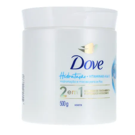Máscara de Tratamento Dove Hidratação + Vitamina A E 500g 360-33