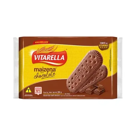 BISC.MAIZENA VITARELLA 350G CHOCOLATE CX 24.0