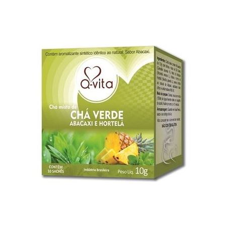 CHA QVITA ABACAXI HORTELA 15G