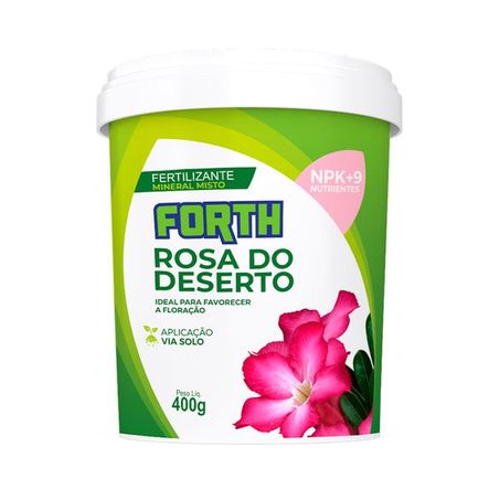 Fertilizante rosa do deserto forth 400g