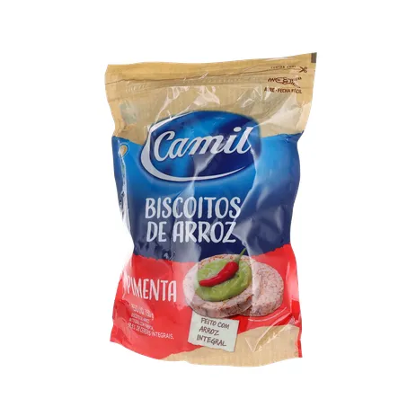 Biscoito Camil Arroz Integral Pimenta 150G 360-2